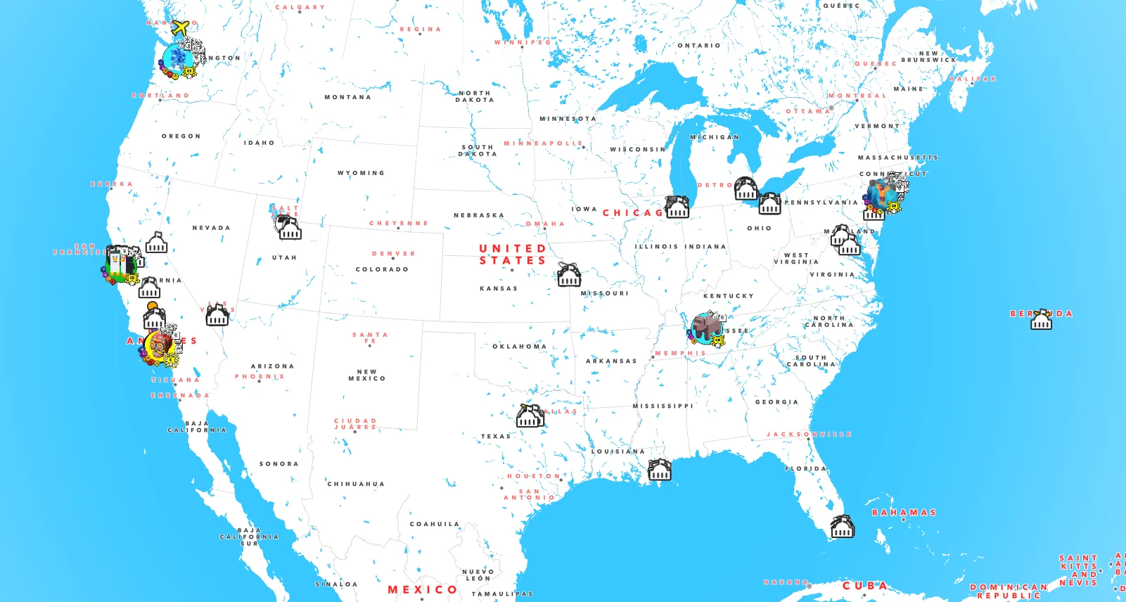 Explore and discover across the map